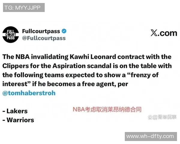 莱昂纳德缺席引发热议快船因轮休政策遭联盟警告